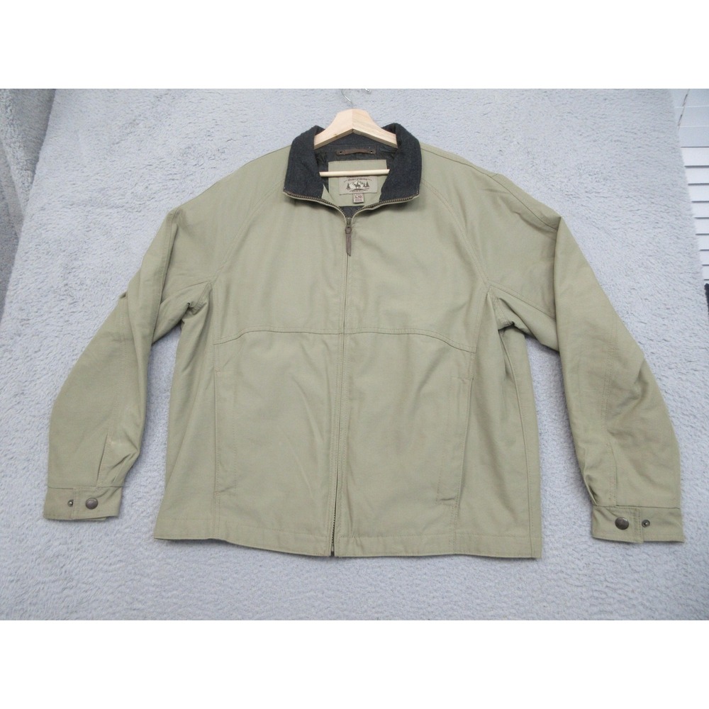 Pacific Trail Barn Chore Coat Mens L Tan Outdoor Heritage Utility Workwear Field